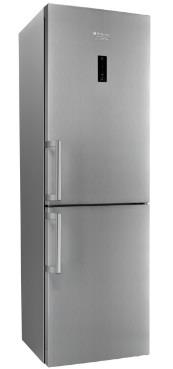 ARON Frigorifero combinato Indesit XH8T2OXZH 378 LT no frost classe A++ silver